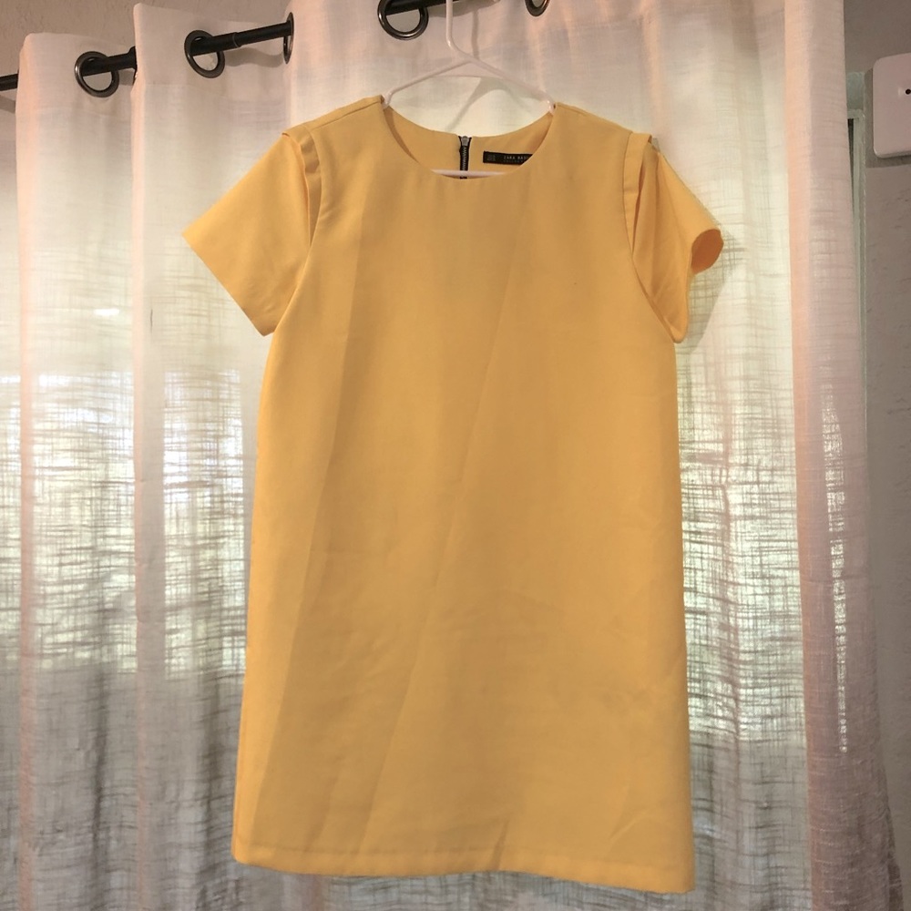 Yellow float dress